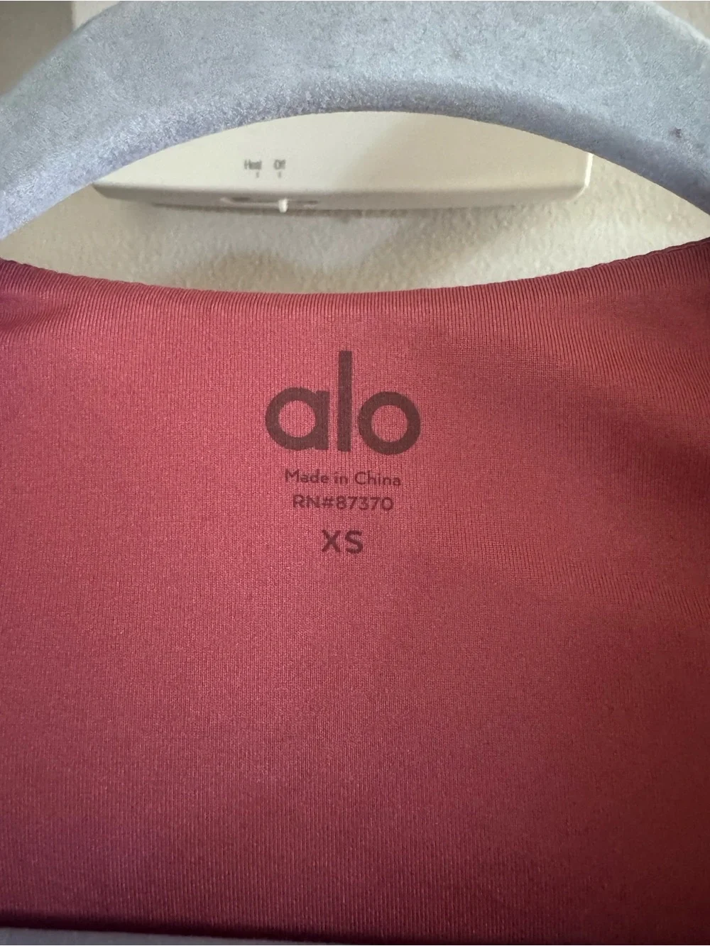💗 ALO Long Sleeve Cropped Corset Top — Pink | XS